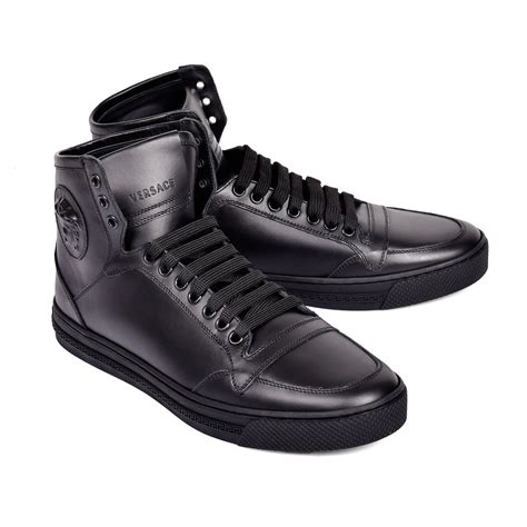 versace hight top trainer|gianni Versace athletic sneakers.